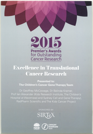 GMS Australia’s Radpharm Scientific Honored For Cancer Research